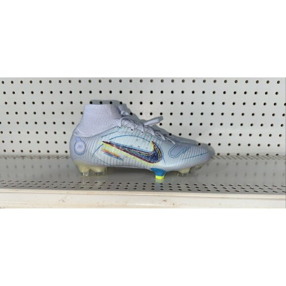 Nike Mercurial Superfly 8 Elite FG Soccer Cleats Mens Size 5 Womens 6.5 Blue - Picture 1 of 8